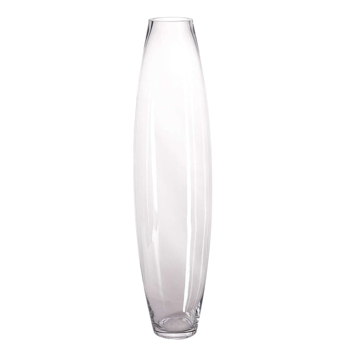 Glass Vase Heavy Duty Cylinder Design 31" Clear - Tapered Floral Centerpiece for Wedding Tables